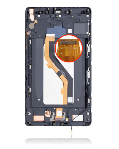 Écran LCD avec cadre pour Samsung Galaxy Tab A 8.0" (T295) (2019) (version LTE) (Remis à neuf) (Noir) – Image 3