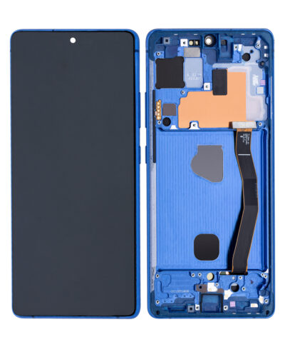 Bloc écran OLED avec cadre pour Samsung Galaxy S10 Lite (reconditionné) (Prism Blue) – Image 2
