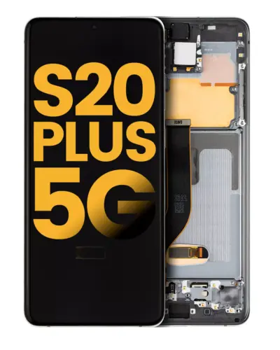 OLED Assembly With Frame For Samsung Galaxy S20 Plus 5G (Service Pack) (Cosmic Gray) – Image 3