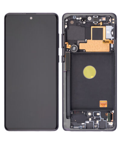 OLED Assembly With Frame For Samsung Galaxy Note 10 Lite (Service Pack) (Aura Black) – Image 2