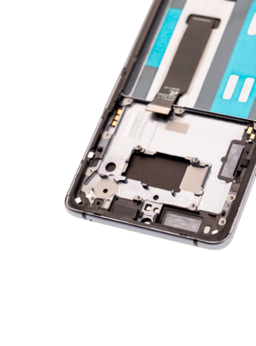 Bloc écran OLED avec cadre pour OnePlus 7T (compatible qualité supérieure) (Frosted Silver) – Image 3