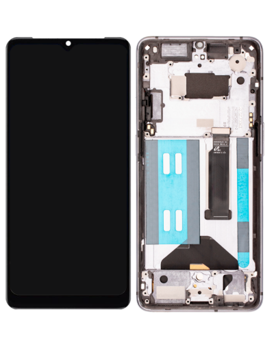 Bloc écran OLED avec cadre pour OnePlus 7T (compatible qualité supérieure) (Frosted Silver) – Image 8