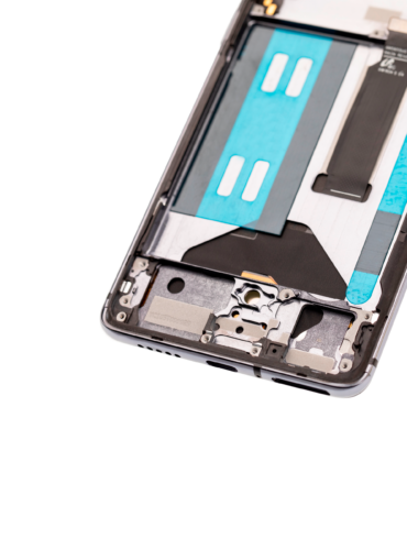Bloc écran OLED avec cadre pour OnePlus 7T (compatible qualité supérieure) (Frosted Silver) – Image 5