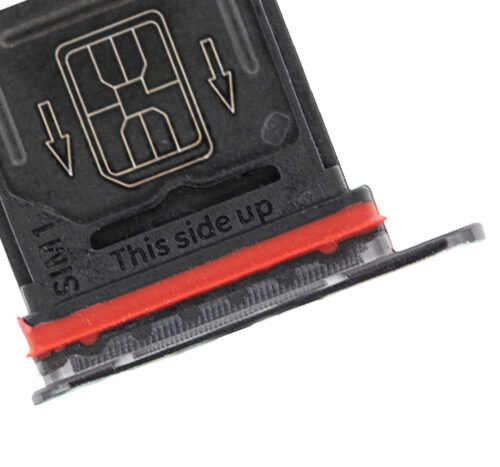Single Sim Card Tray For OnePlus 7T (Frosted Silver) – Image 6