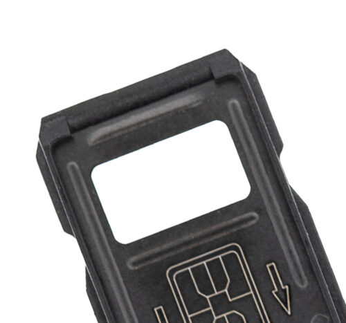 Single Sim Card Tray For OnePlus 7T (Frosted Silver) – Image 4