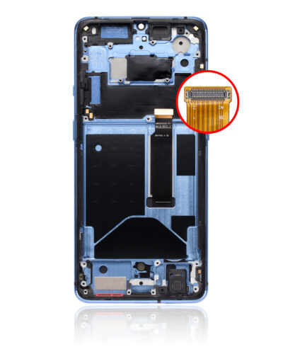 OLED Assembly With Frame For OnePlus 7T (Aftermarket Plus) (Glacier Blue) – Image 3