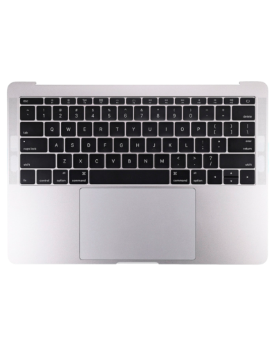 Top case avec batterie et clavier (ANSI US) pour MacBook Pro 13" A1708 (2016) (Used OEM Pull: Grade B/C) (argent) – Image 4