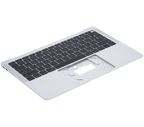 Top case avec clavier (ANSI US) pour MacBook Air 13" A1932 (2018-2019) (Used OEM Pull: Grade A) (argent) – Image 5