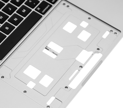 Boîtier supérieur avec clavier (ISO UK) pour MacBook Pro 15" A1707 (2016-2017) (Pièce d'origine d'occasion : Grade A) (Gris sidéral) – Image 4