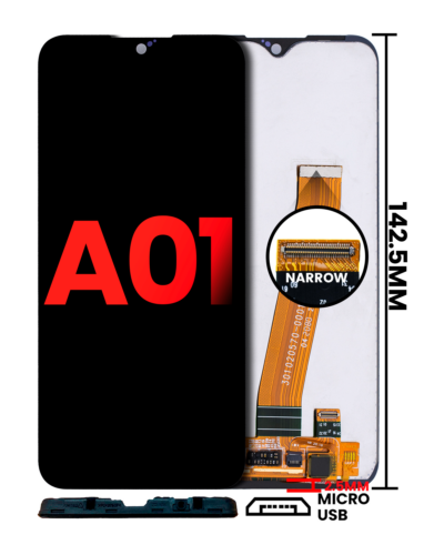 LCD Assembly Without Frame For Samsung Galaxy A01 (Global Model) (Micro USB Frame) (Aftermarket Plus: Incell) (All Colors)