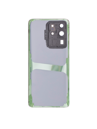 Coque arrière en verre avec objectif pour Samsung Galaxy S20 Ultra 5G (sans logo) (Adaptable) (Noir cosmique) – Image 4