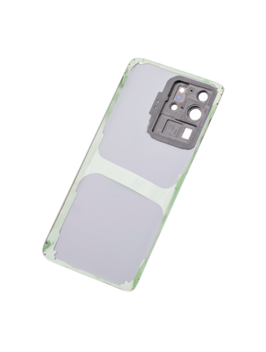 Coque arrière en verre avec objectif pour Samsung Galaxy S20 Ultra 5G (sans logo) (Adaptable) (Noir cosmique) – Image 5