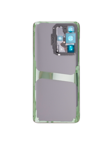Coque arrière en verre avec objectif pour Samsung Galaxy S20 Ultra 5G (sans logo) (Adaptable) (Gris cosmique) – Image 4