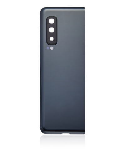 Cache arrière verre avec lentille de caméra pour Samsung Galaxy Fold 4G (F900) (premium) (Cosmos Black) – Image 3
