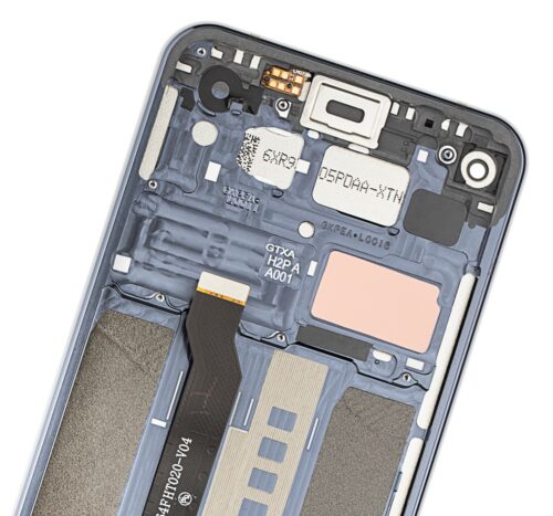 LCD Assembly With Frame For LG Q70 (Refurbished) (Mirror Black) – Image 2