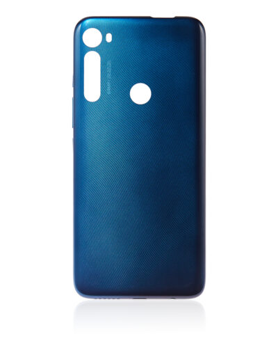 Coque arrière en verre pour Motorola One Fusion Plus (XT2067 / 2020) (Bleu crépuscule) – Image 3