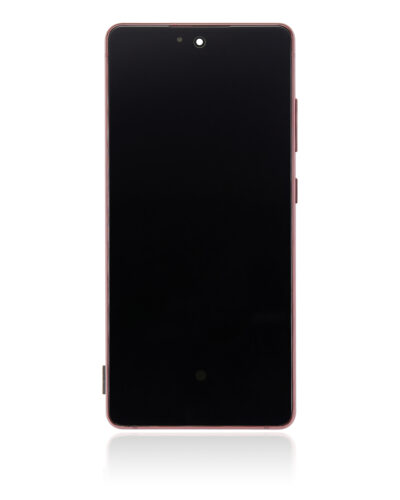 Écran OLED avec cadre pour Samsung Galaxy S20 FE 4G/5G (compatible qualité supérieure) (Rouge nuage) – Image 4