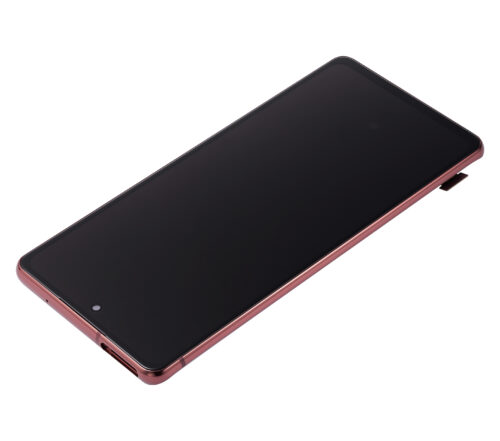 Écran OLED avec cadre pour Samsung Galaxy S20 FE 4G/5G (compatible qualité supérieure) (Rouge nuage) – Image 6