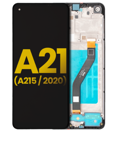 LCD Assembly With Frame For Samsung Galaxy A21 (A215 / 2020) (All Colors) (Refurbished)