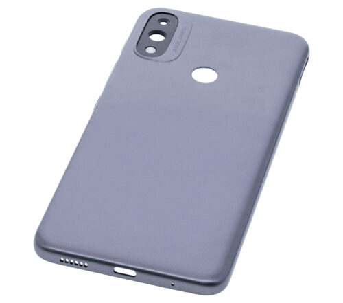 Coque arrière en verre pour Motorola Moto E20 (XT2155 / 2021) (Gris) – Image 5