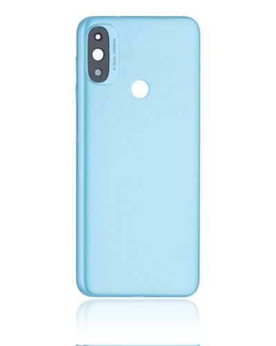 Coque arrière en verre pour Motorola Moto E20 (XT2155 / 2021) (Bleu) – Image 4