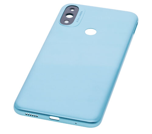 Coque arrière en verre pour Motorola Moto E20 (XT2155 / 2021) (Bleu) – Image 6