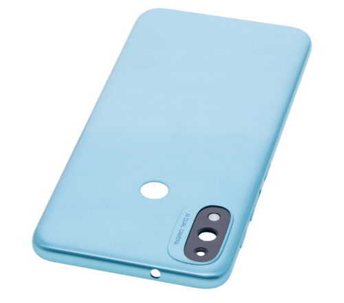 Coque arrière en verre pour Motorola Moto E20 (XT2155 / 2021) (Bleu) – Image 5