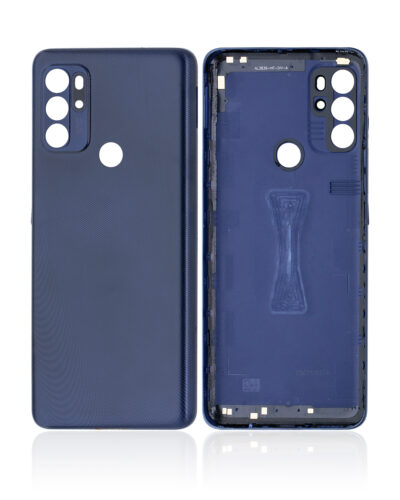 Coque arrière en verre pour Motorola Moto G60S (XT2133 / 2021) (Bleu) – Image 2