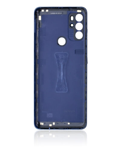 Coque arrière en verre pour Motorola Moto G60S (XT2133 / 2021) (Bleu) – Image 3