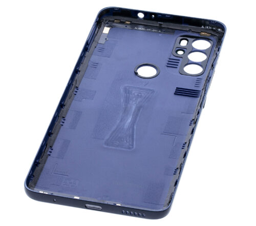 Coque arrière en verre pour Motorola Moto G60S (XT2133 / 2021) (Bleu) – Image 8