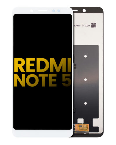 Écran LCD sans cadre pour Xiaomi Redmi Note 5 (reconditionné) (blanc) – Image 3