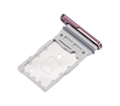 Dual Sim Card Tray For Samsung Galaxy S22 Ultra (Burgundy) – Image 5
