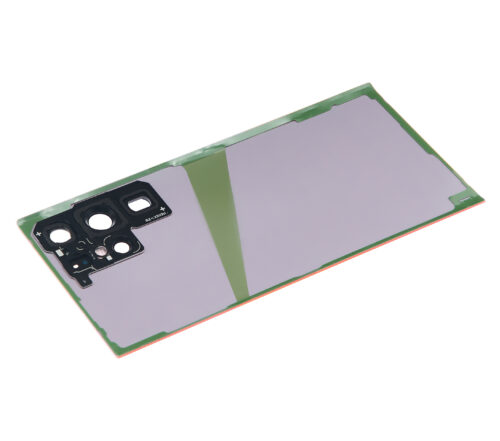 Coque arrière en verre avec objectif pour Samsung Galaxy S22 Ultra 5G (sans logo) (Pièce de rechange Plus) (Rouge) – Image 6