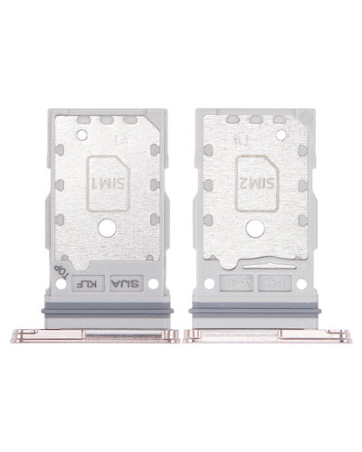 Dual Sim Card Tray For Samsung Galaxy S22 / S22 Plus (Pink Gold) – Image 2