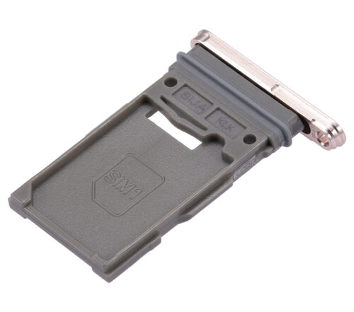 Single Sim Card Tray For Samsung Galaxy S22 5G / S22 Plus 5G (Pink Gold) – Image 4