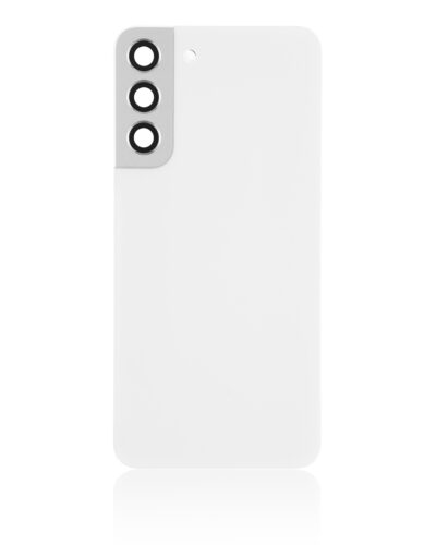 Coque arrière en verre avec objectif pour Samsung Galaxy S22 Plus 5G (sans logo) (Pièce de rechange Plus) (Blanc) – Image 3