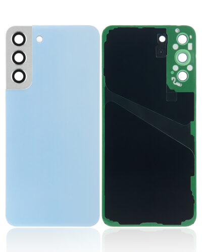 Coque arrière en verre avec objectif pour Samsung Galaxy S22 Plus 5G (sans logo) (Pièce de rechange Plus) (Bleu ciel) – Image 2
