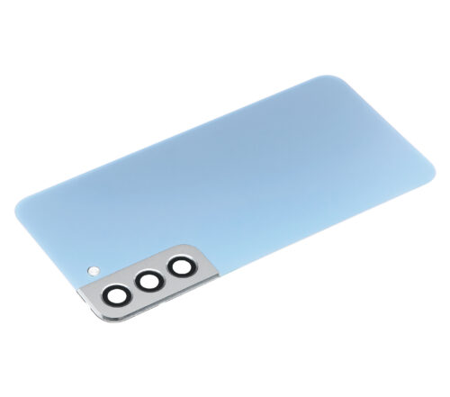 Coque arrière en verre avec objectif pour Samsung Galaxy S22 Plus 5G (sans logo) (Pièce de rechange Plus) (Bleu ciel) – Image 5