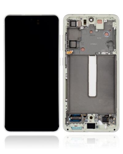 Écran OLED avec cadre pour Samsung Galaxy S21 FE 5G (versions US et internationale) (reconditionné) (lavande) – Image 2