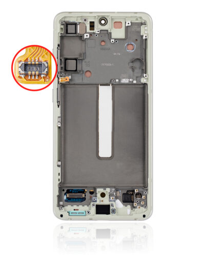 Écran OLED avec cadre pour Samsung Galaxy S21 FE 5G (versions US et internationale) (reconditionné) (lavande) – Image 5