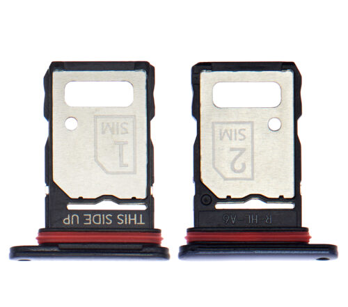 Tiroir double carte SIM pour Motorola Moto Edge Plus / Edge 30 Pro (XT2201-1/4) / Edge X30 5G (XT2201-2/6/2022) (Noir) – Image 2