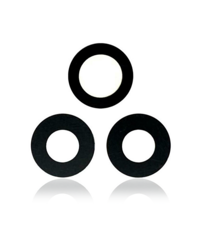 Lentille de caméra arrière (verre uniquement) avec adhésif pour iPhone 13 Pro / 13 Pro Max (ensemble de 3 pièces) (véritable saphir) (Premium) – Image 4