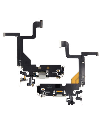 Câble flexible de port de charge pour iPhone 13 Pro (pièce d'origine d'occasion) (argenté) – Image 2