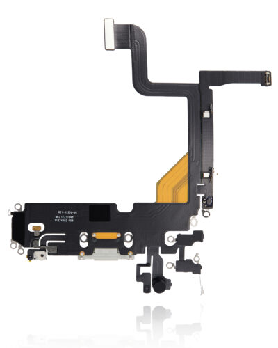 Câble flexible de port de charge pour iPhone 13 Pro (pièce d'origine d'occasion) (argenté) – Image 3
