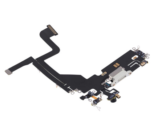 Câble flexible de port de charge pour iPhone 13 Pro (pièce d'origine d'occasion) (argenté) – Image 5