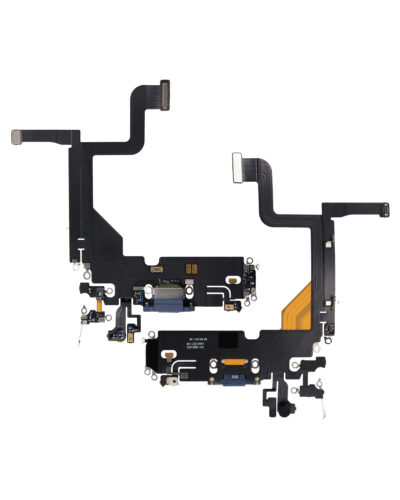 Charging Port Flex Cable For iPhone 13 Pro (Used OEM Pull) (Sierra Blue) – Image 2