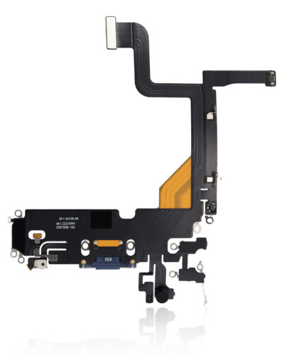 Charging Port Flex Cable For iPhone 13 Pro (Used OEM Pull) (Sierra Blue) – Image 3