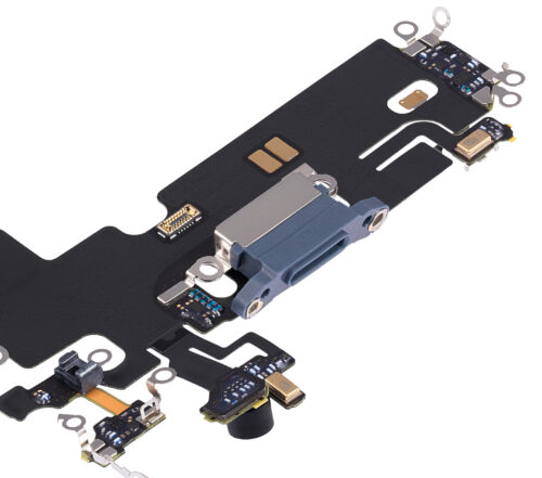 Charging Port Flex Cable For iPhone 13 Pro (Used OEM Pull) (Sierra Blue) – Image 6