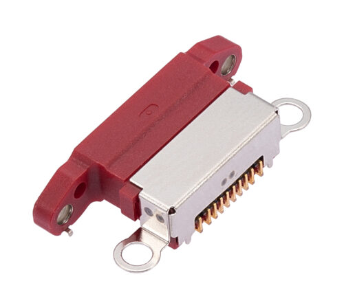 Charging Port Only For iPhone 13 / 13 Mini (Red) (10 Pack) – Image 5