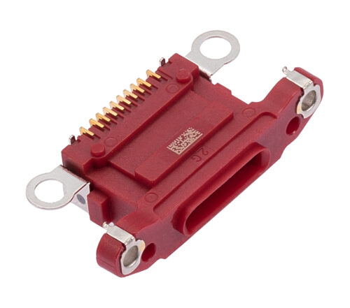 Charging Port Only For iPhone 13 / 13 Mini (Red) (10 Pack) – Image 6